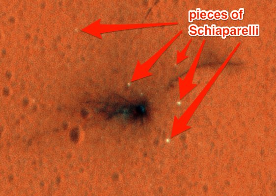 انفجار بمب در مریخ +عکس