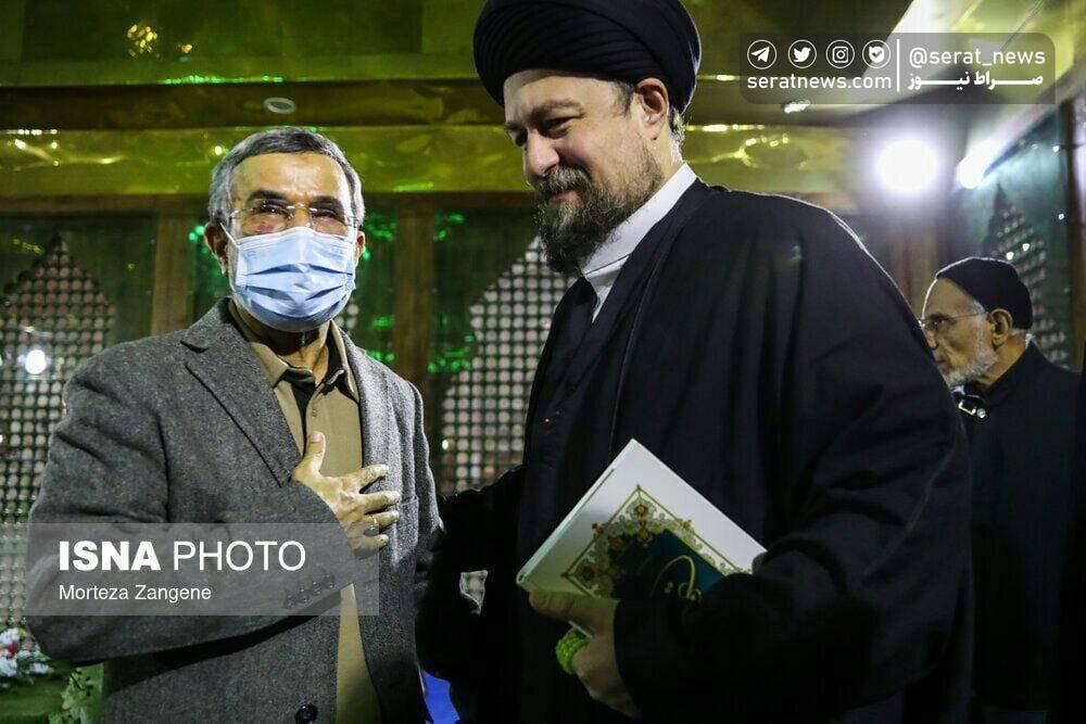 عکس / کبودی زیر چشم محمود احمدی‌نژاد جنجالی شد